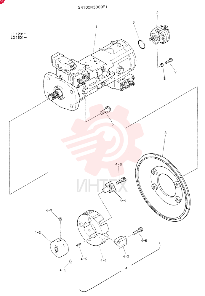 PUMP ASSY,CONNECT 24100N3009F1