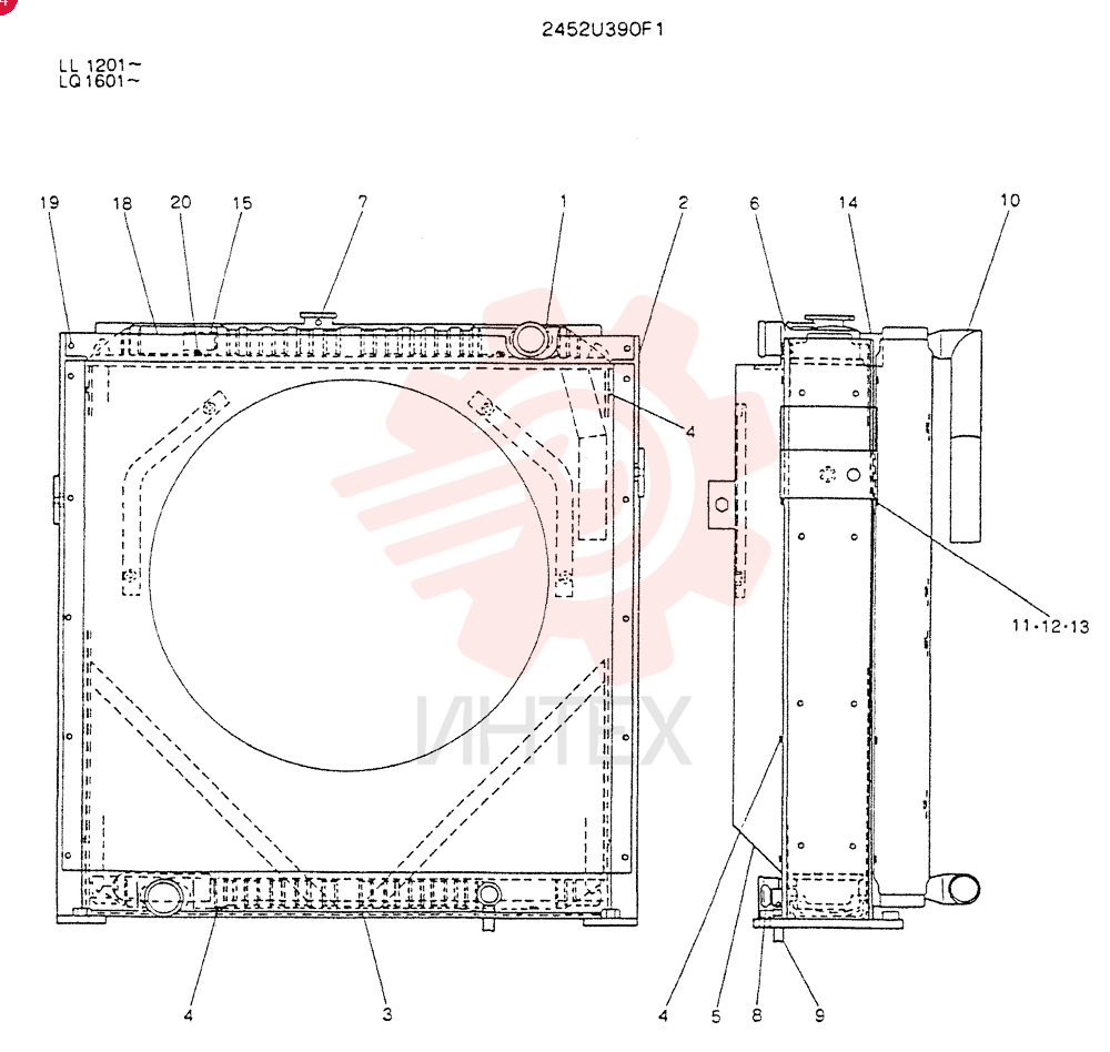 RADIATOR 2452U390F1
