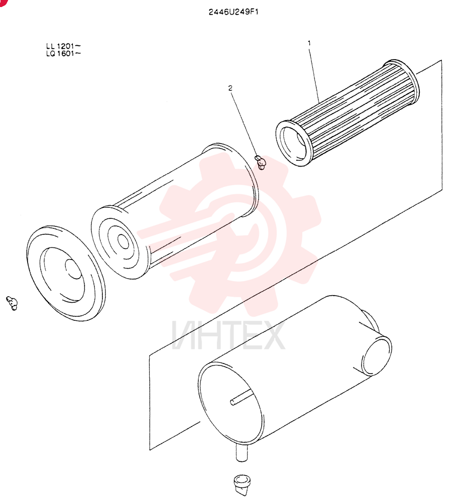 REWORK,AIR CLEANER 2446U249F1