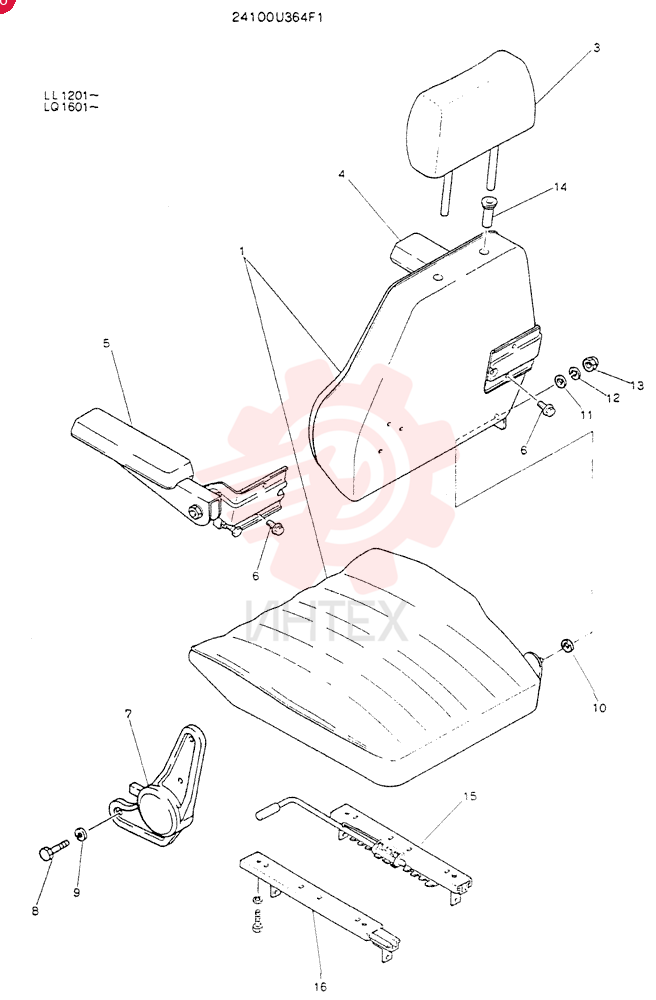 SEAT 24100U364F1