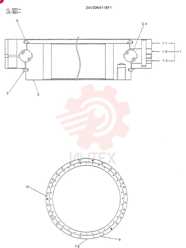 SLEWING RING 24100N4118F1