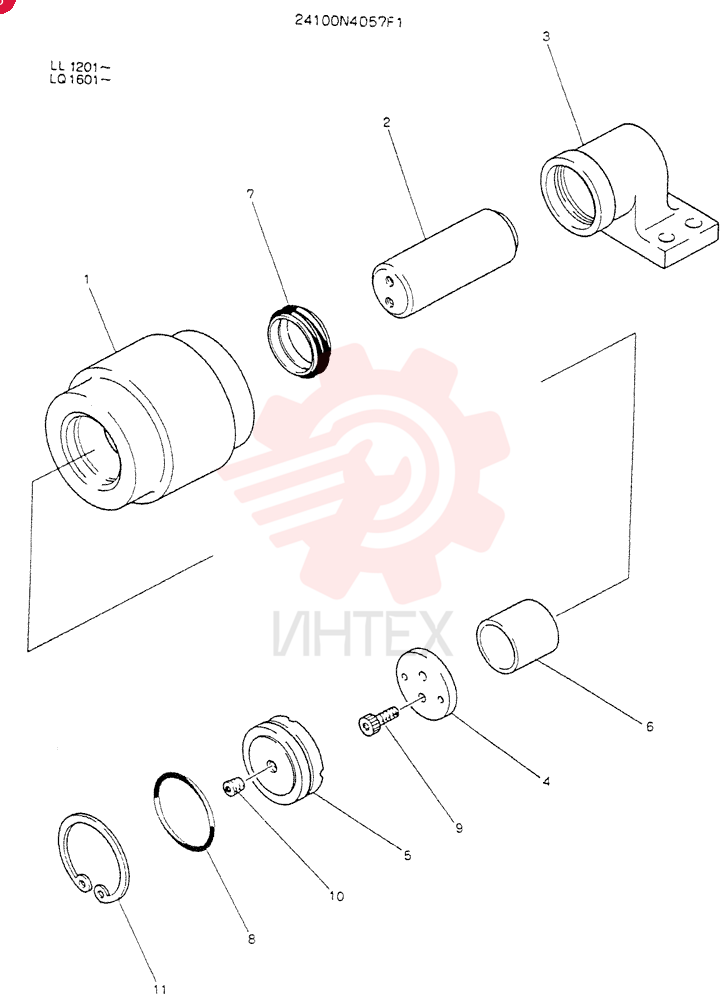 TRACK ROLLER 24100N4057F1