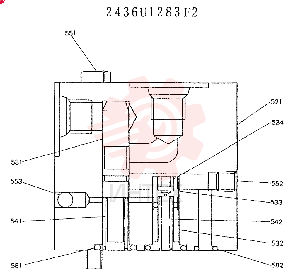 VALVE PRESSURE RELIE 2436U1283F2