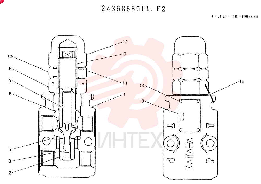 VALVE PRESSURE RELIE 2436R680F1