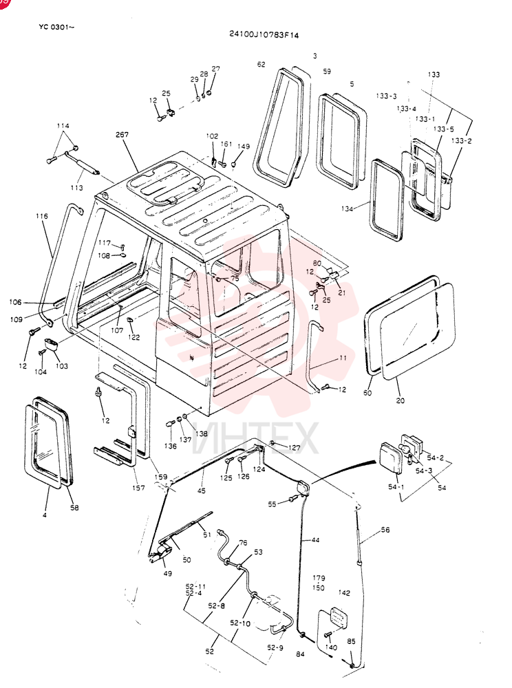 CAB ASSY 24I00J10783F14 (1)