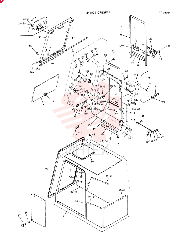 CAB ASSY 24I00J10783F14 (2)