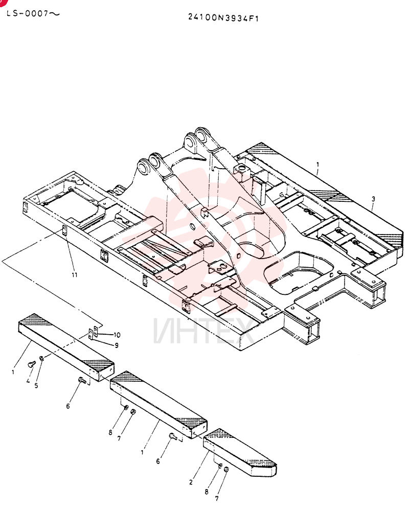 CATWALK ASSY (FOR NORTH AMERICA) 24100N3934F1