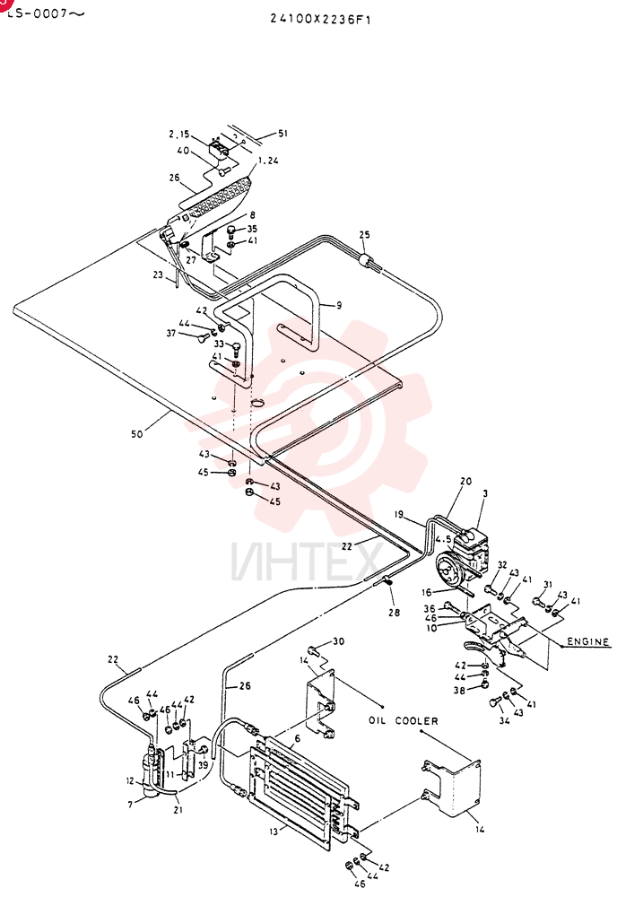 COOLER ASSY, CAR 24100X2236F1