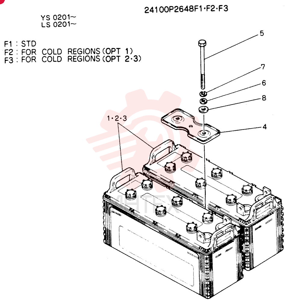 BATTERY ASSY 24100P2648F1