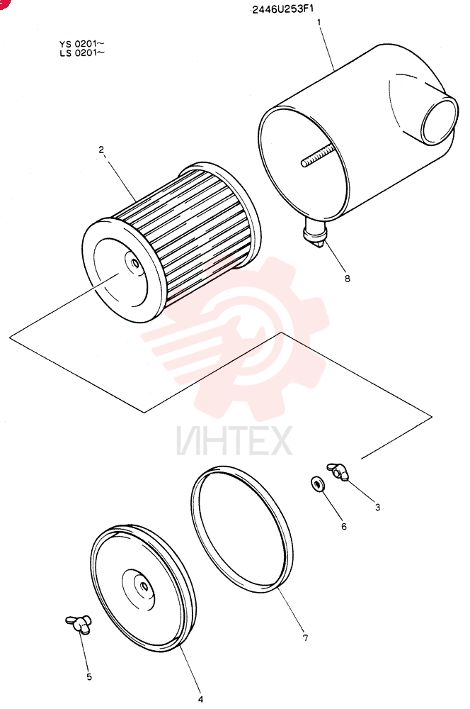 CLEANER ASSY, AIR 2446U253F1