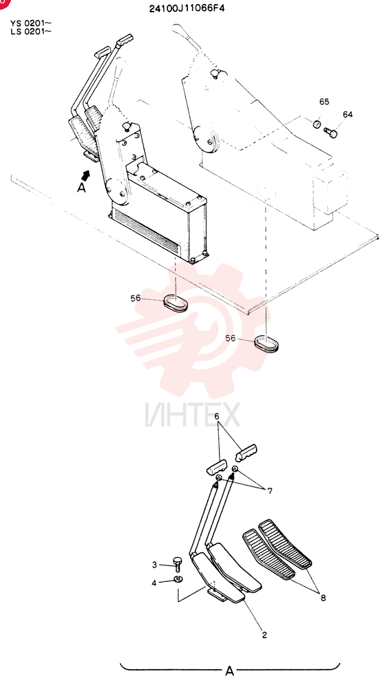 CONTROL ASSY (FOR NORTH EUROPE) 24100J11066F4 (1)