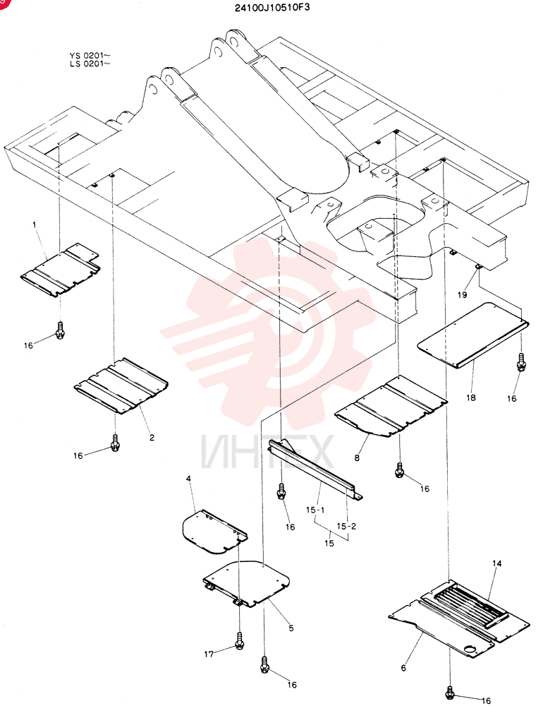 COVER ASSY,UNDER 24100J10510F3