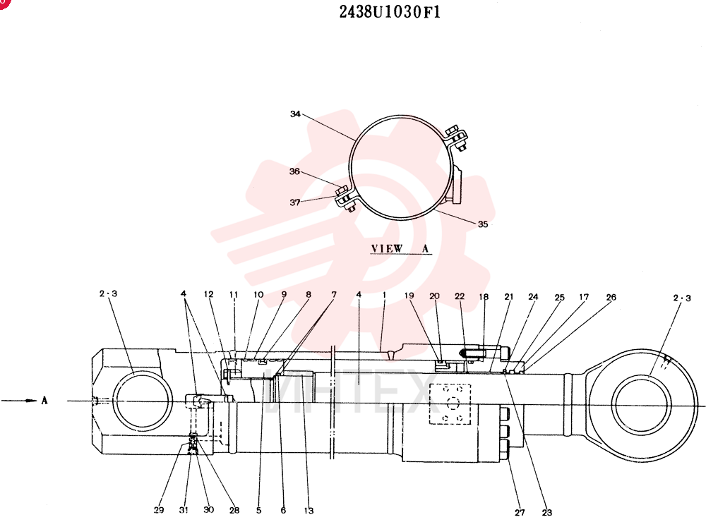 CYLINDER 2438U1030F1