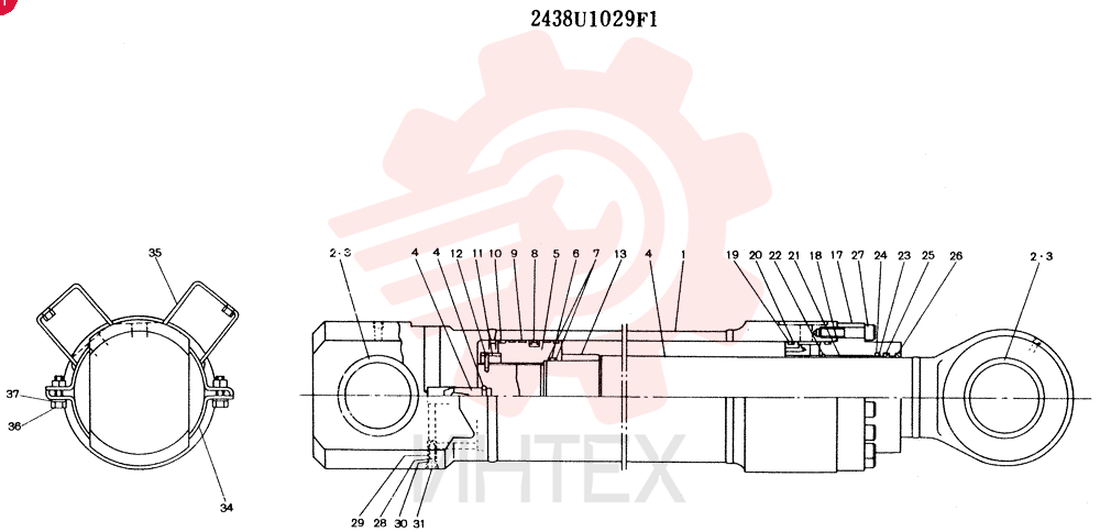 CYLINDER 2438U1029F1