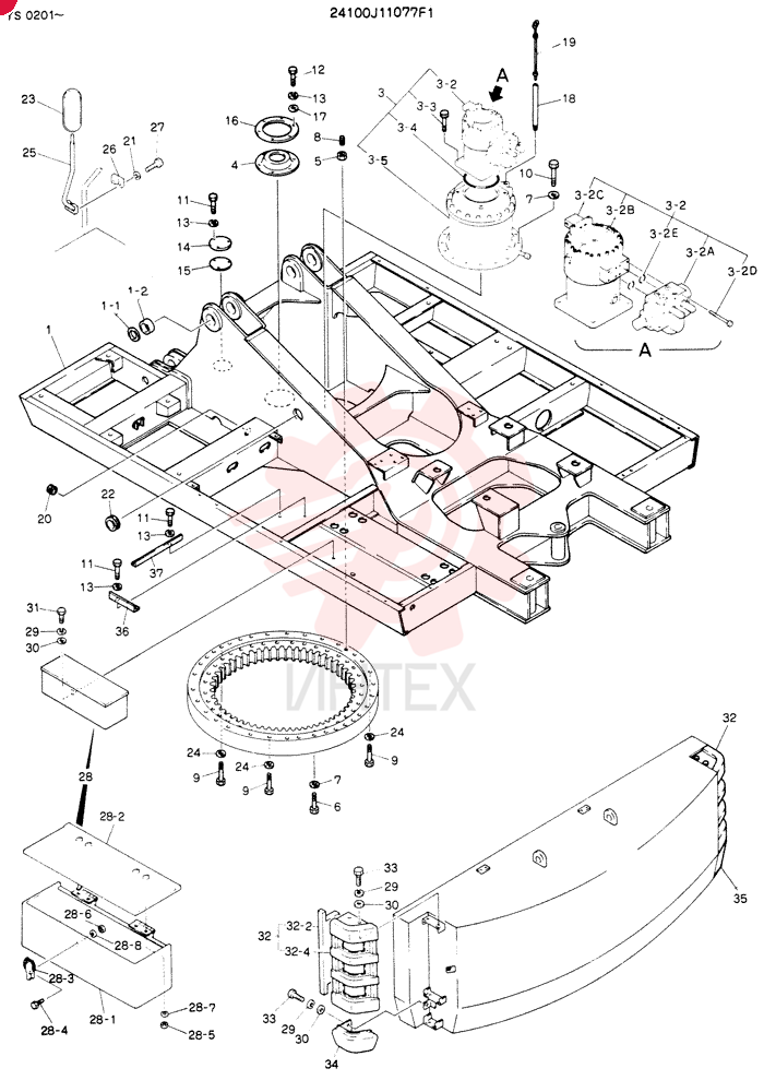 FRAME ASSY, UPP 24100J11077F1