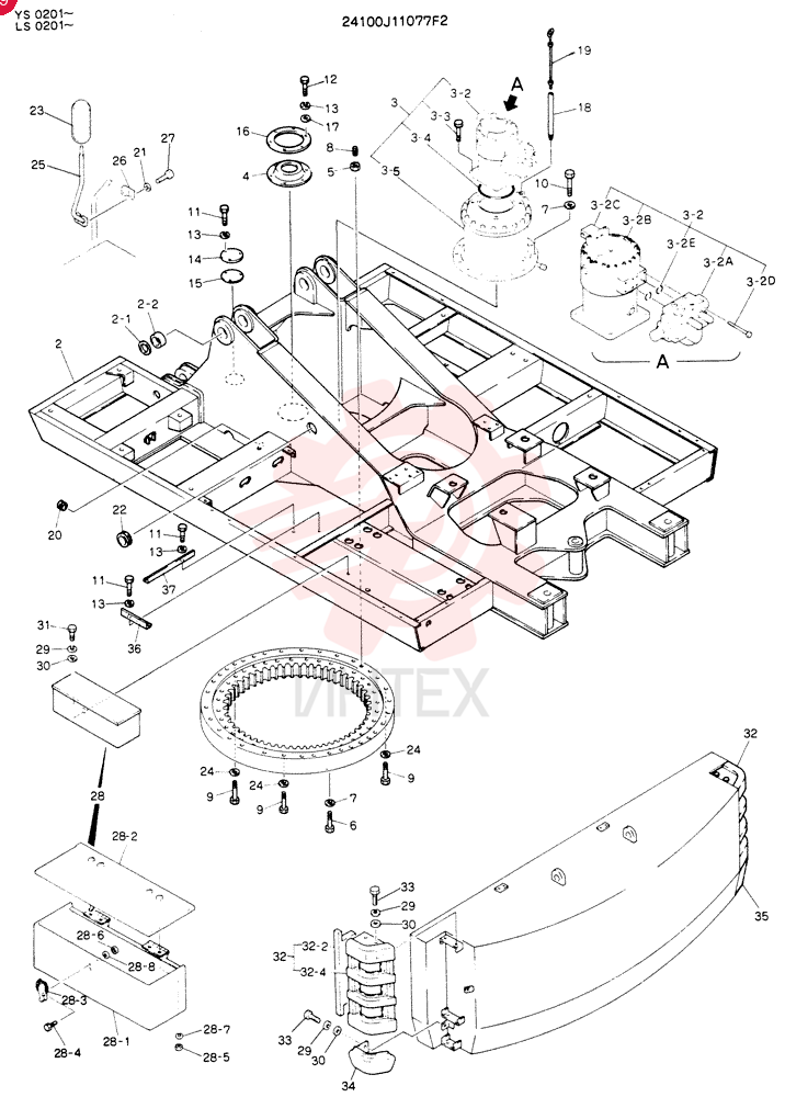 FRAME ASSY.UPP 24100J11077F2