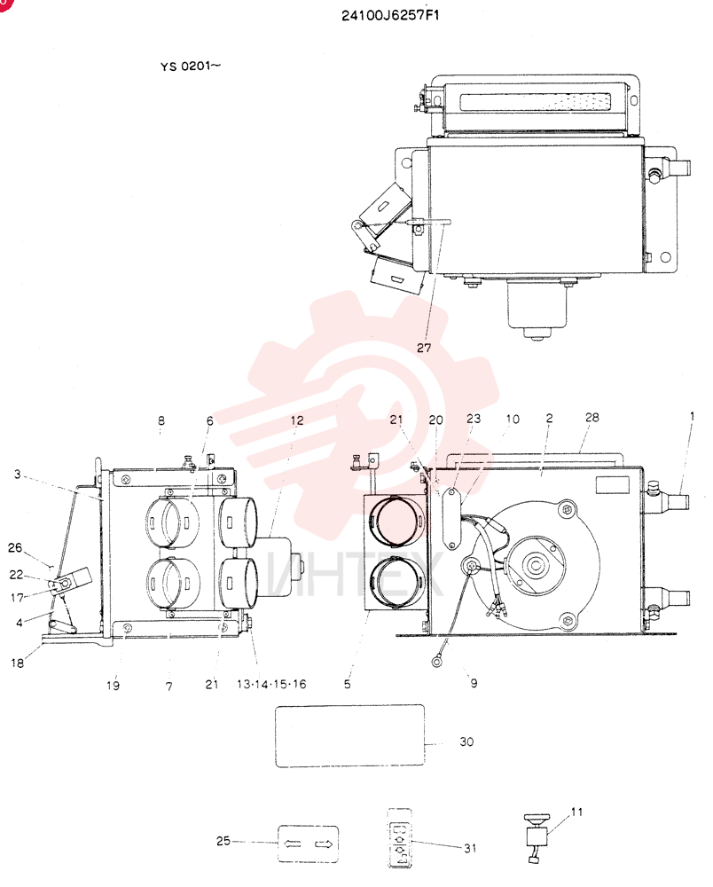 HEATER 24100J6257F1