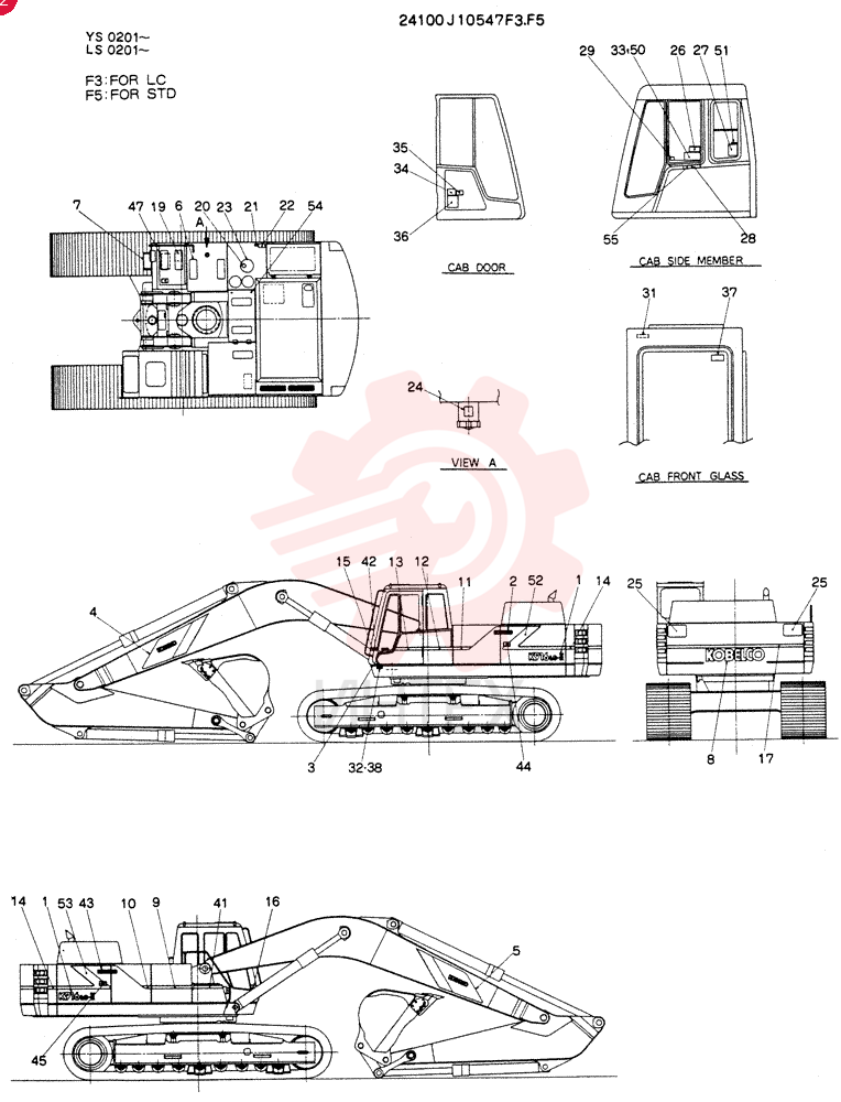 LABEL,NAME-PLATE (FOR NORTH EUROPE)(FOR LC) 24100J10547F3