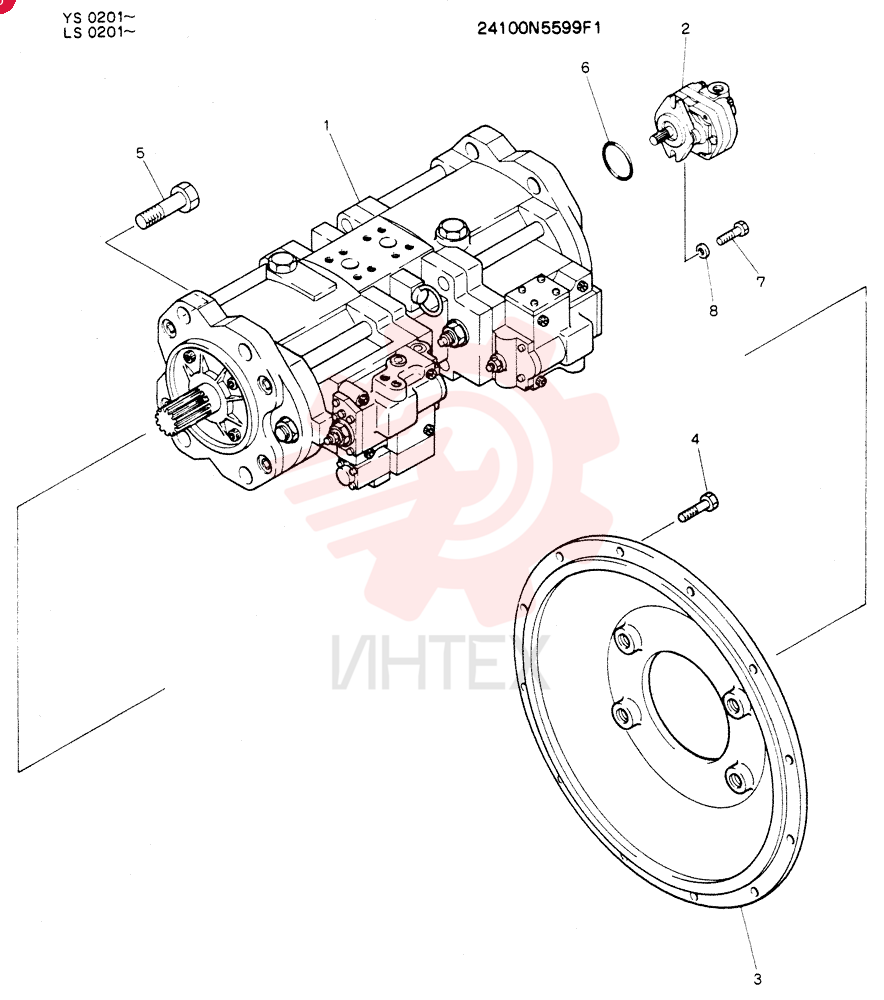 PUMP ASSY , CONNECT 24100N5599F1