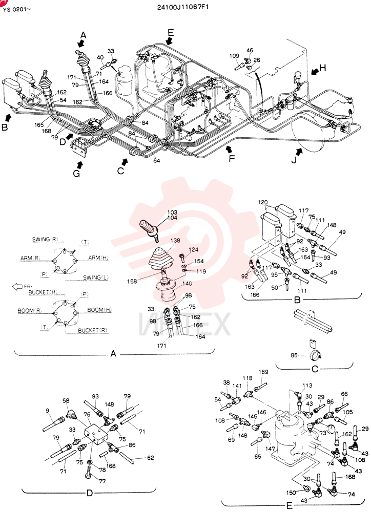 REMOTE-CONTROL ASSY (FOR NORTH AMERICA) 24100J11167F1 (1)