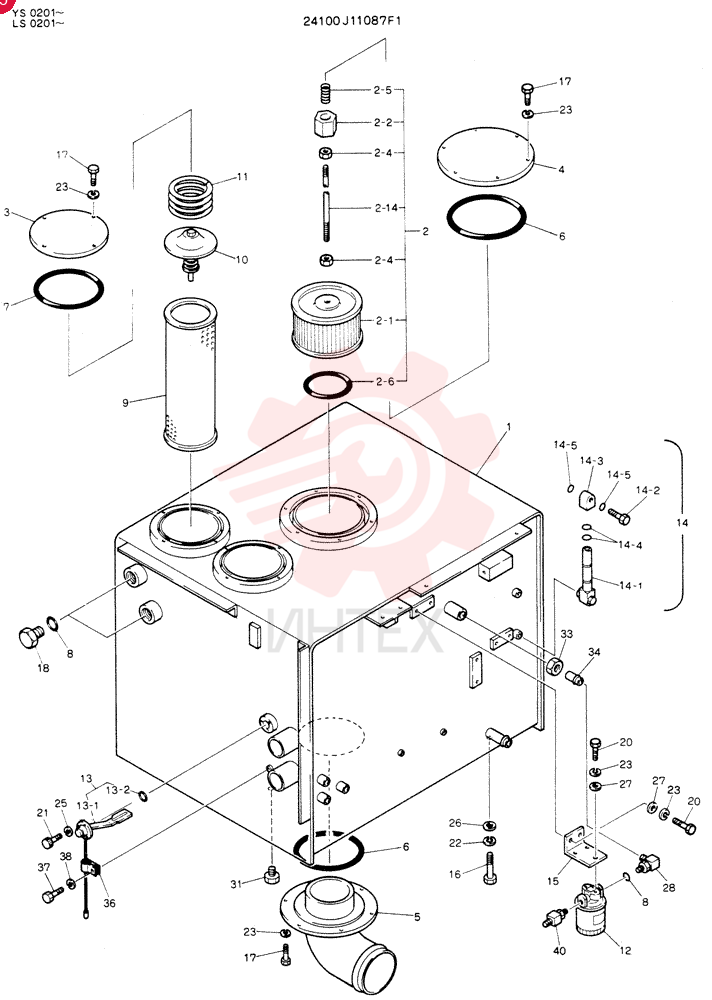 TANK ASSY, HYDR 24100J11087F1