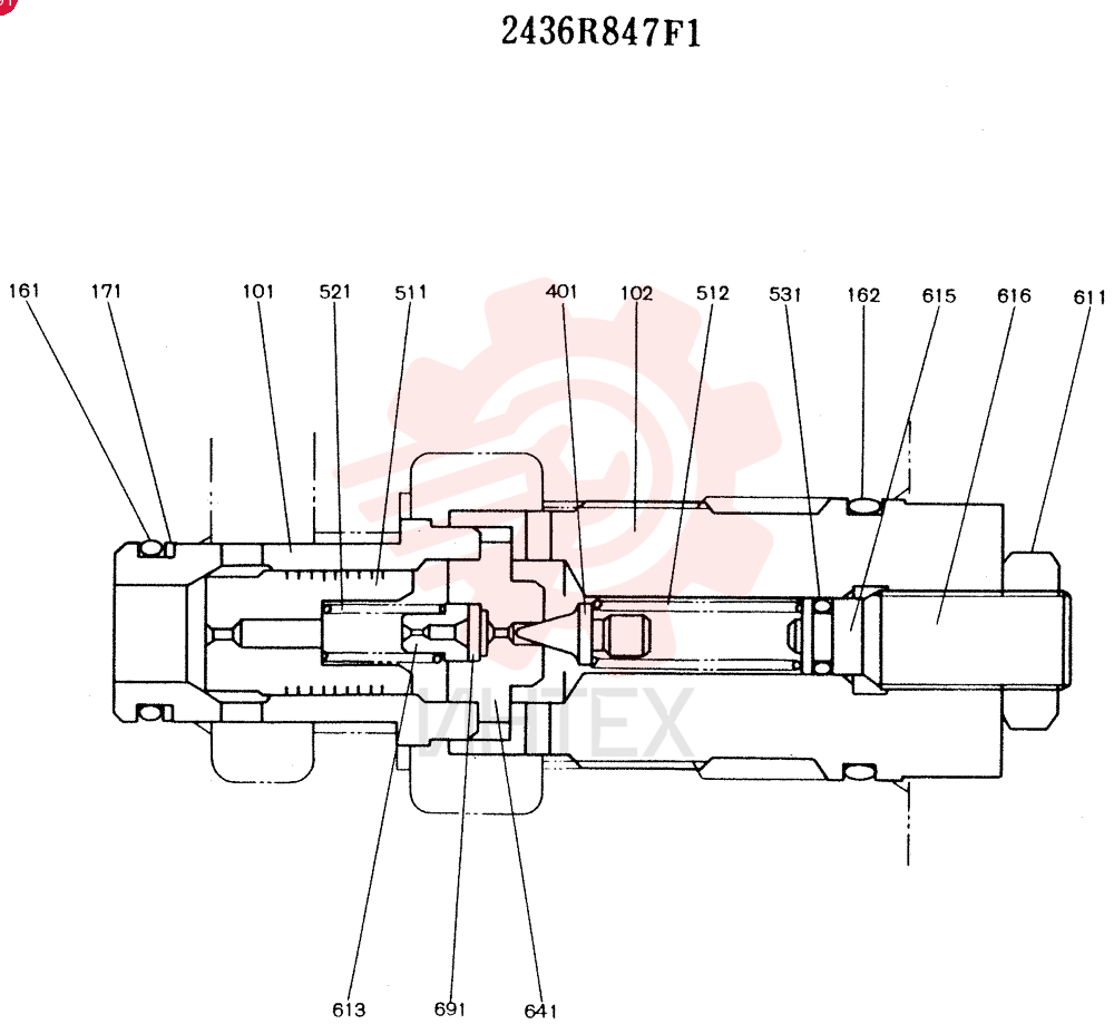 VALVE 2436R847F1