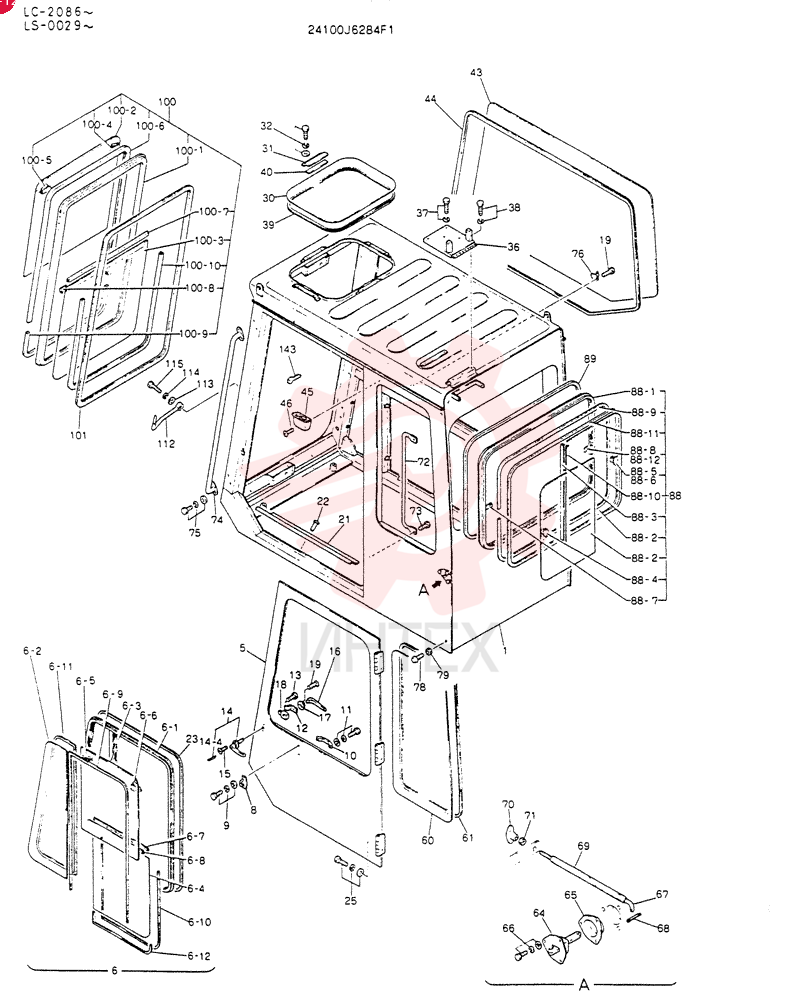 CAB ASSY(SEE FIG.02-003) 24100J6284F1 (2)