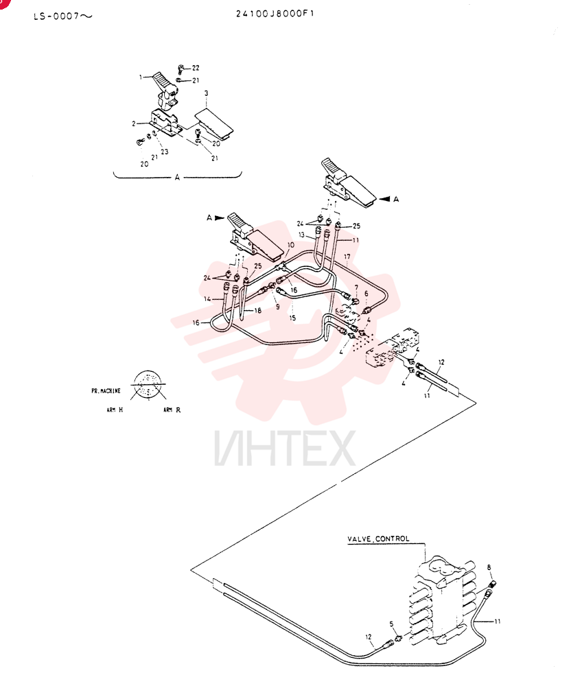 CONTROL   ASSY (FOR LOADING  ATT) 24100J8000F1