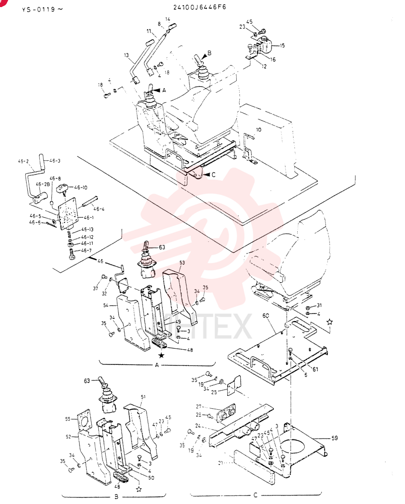 CONTROL   ASSY,   WRIST (FOR KAI) 24100J6446F6
