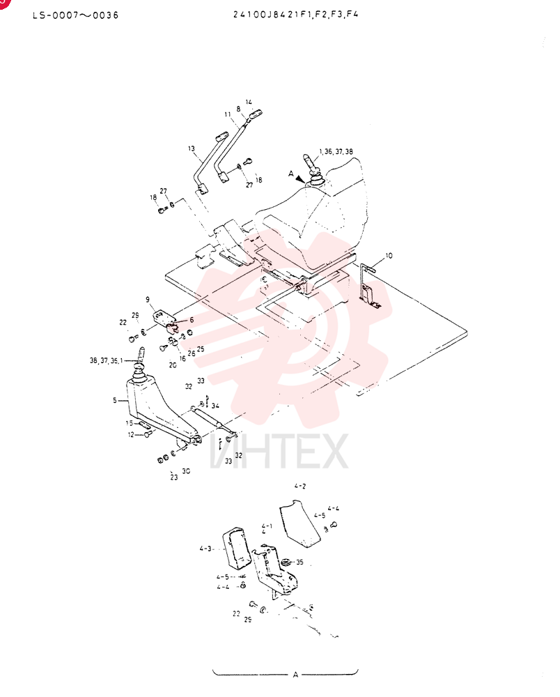 CONTROL ASSY, WRIST (WRIST CONTROLTYPE) 24100J8421F1