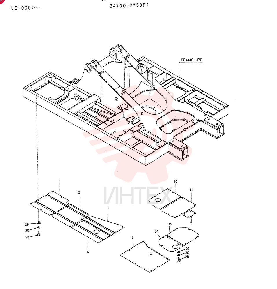 COVER ASSY,UNDER 24100J7759F1