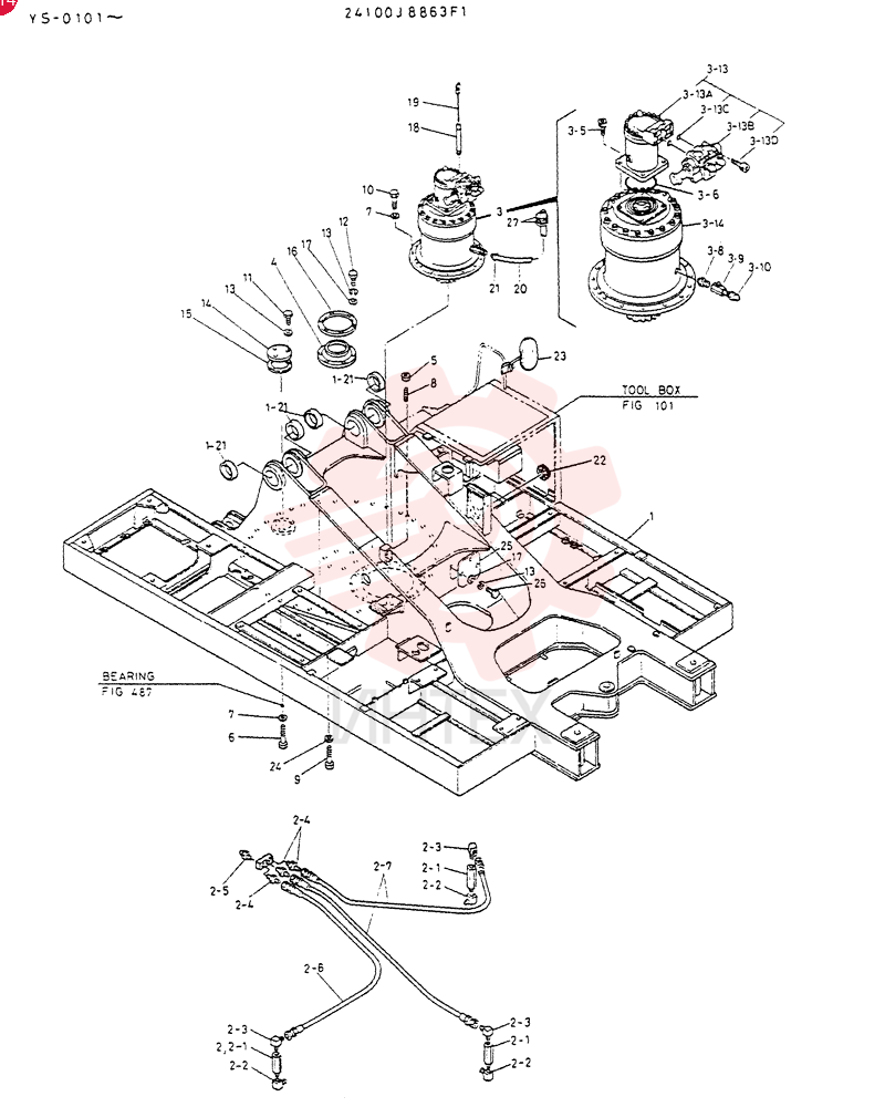 FRAME    ASSY,UPP 24100J8863F1