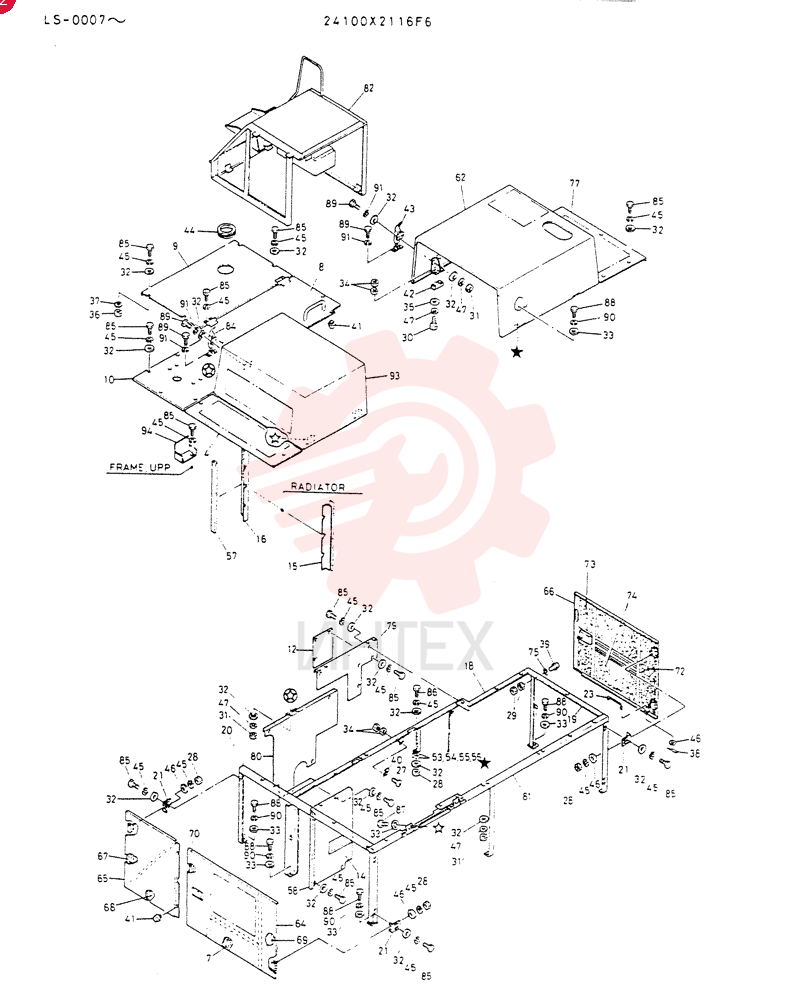 GUARD ASSY 24100X2116F6