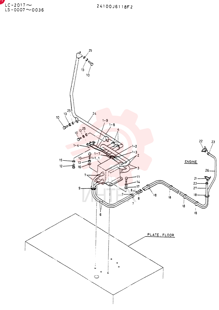 HEATER   AND   DEFROSTER 24100J6118F2