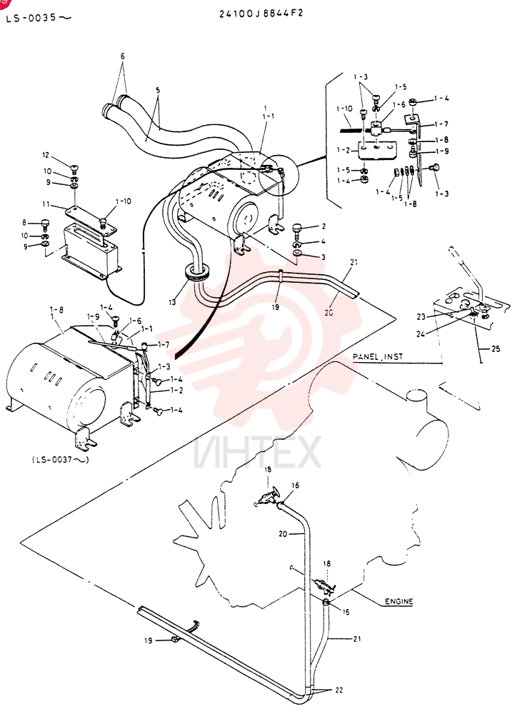 HEATER   ASSY 24100J8844F2