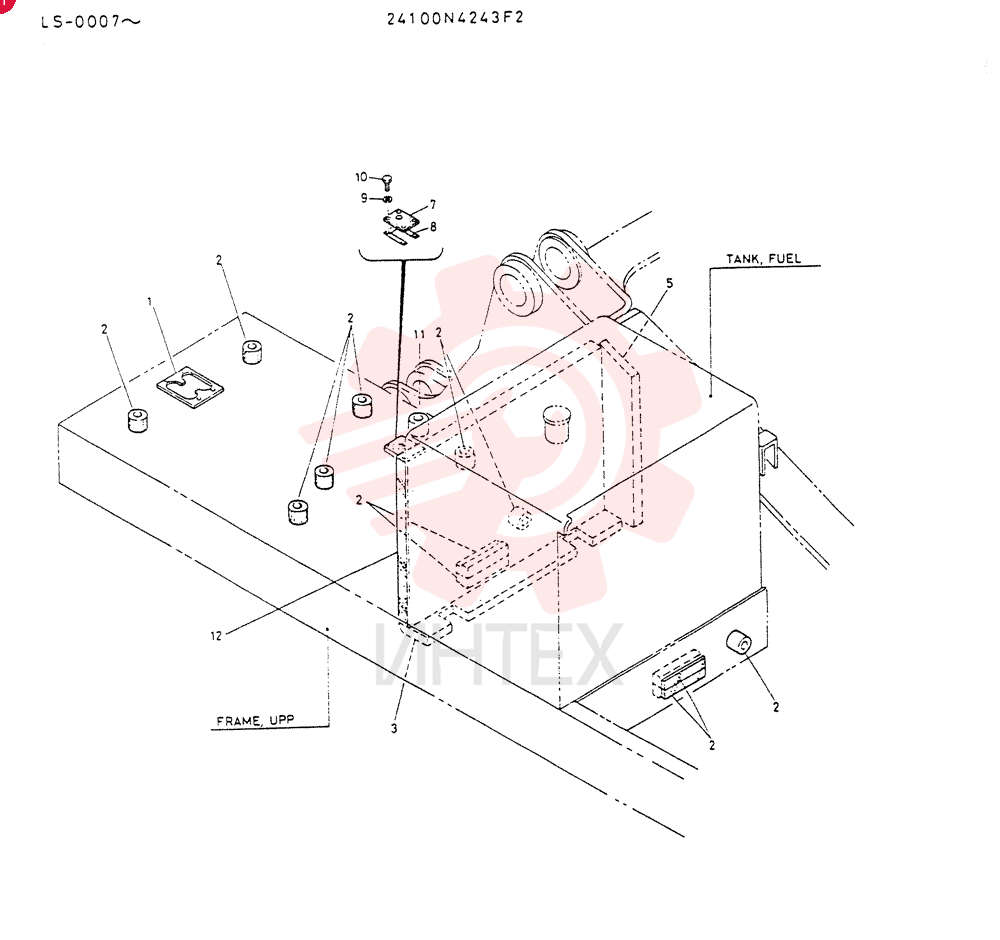 INSULATOR ASSY,SOUND 24100N4243F2