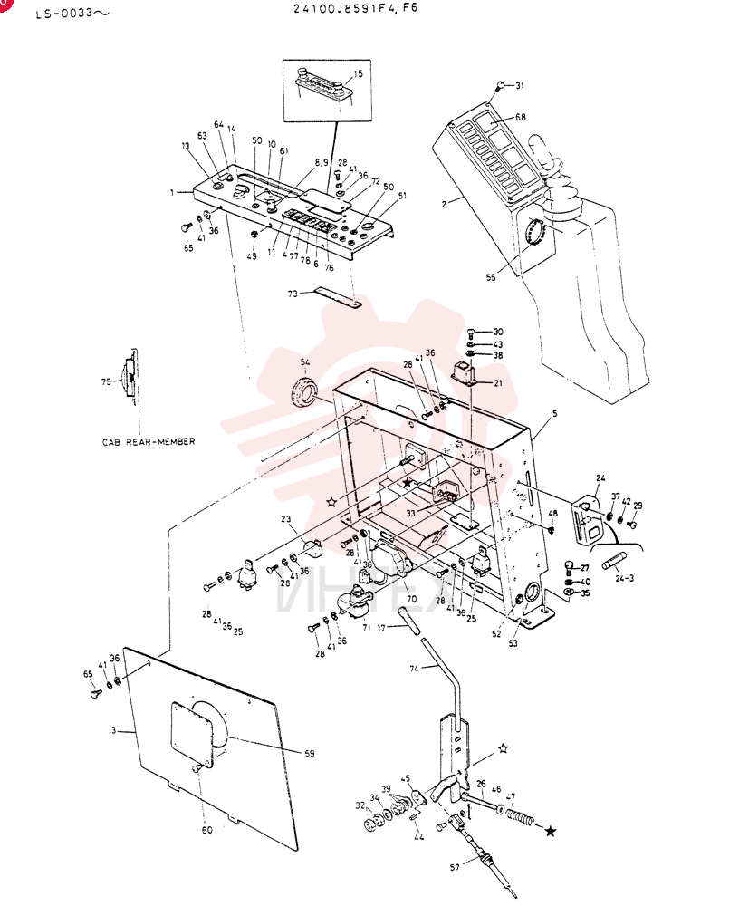 PANEL.   ASSY,    INST 24100J8591F4