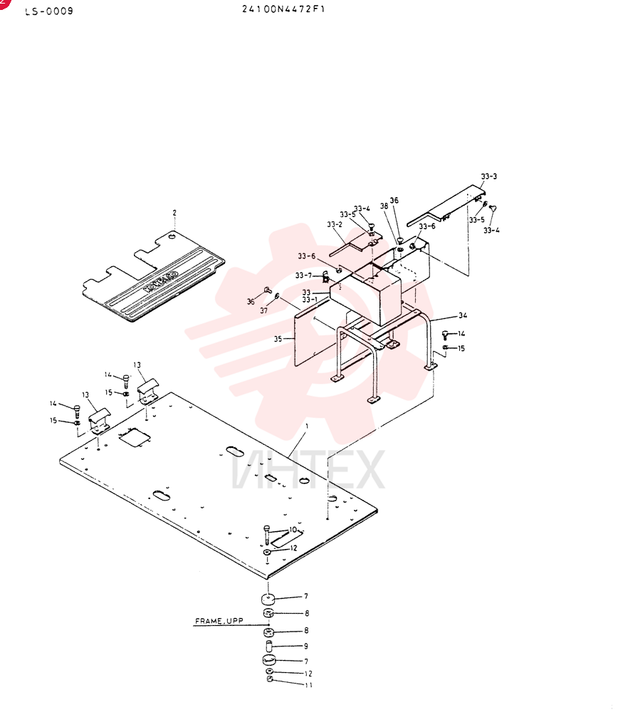 PLATE ASSY, FLOOR 24100N4472F1