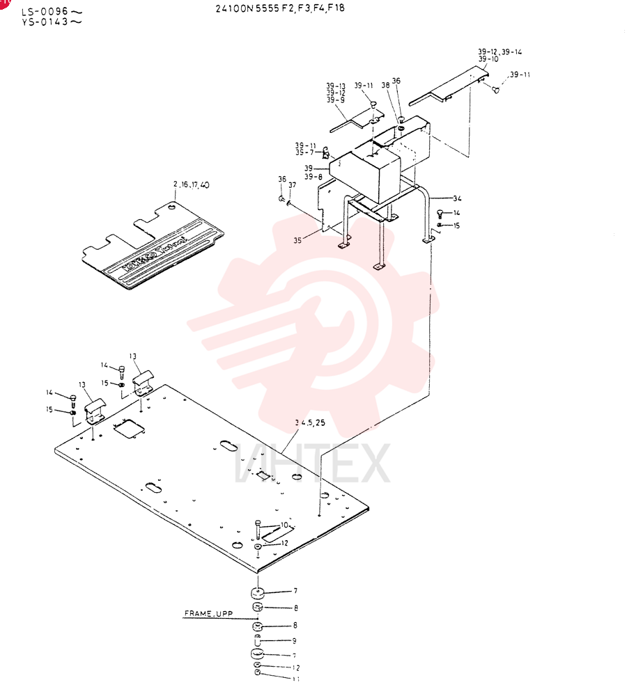 PLATE ASSY,FLOOR 24100N55555F2