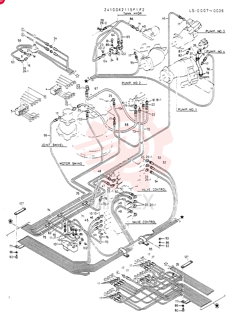 REMOTE CONTROL ASSY(WRIST CONTROL TYPE) 24100X2115F1 (2)