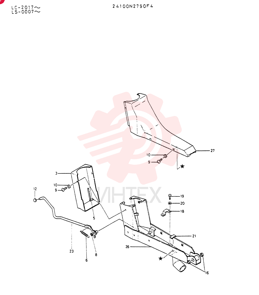 SuPPORT ASSY 24100N2790F4