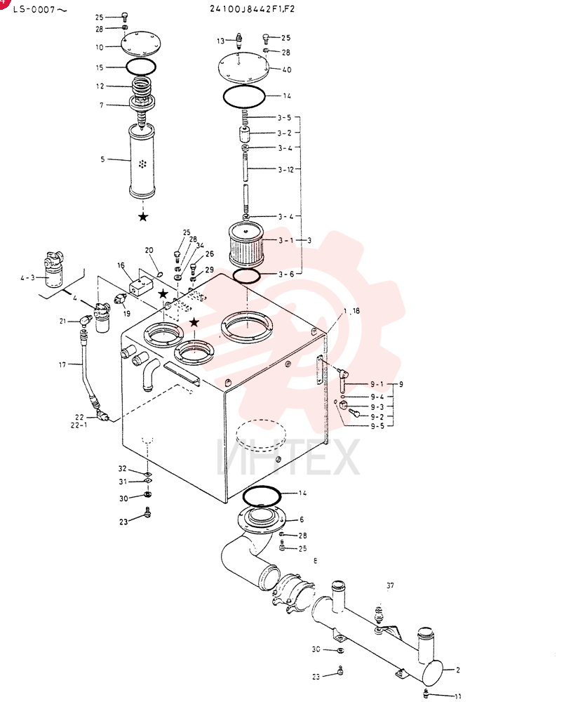 TANK ASSY,HYDR 24100J8442F1