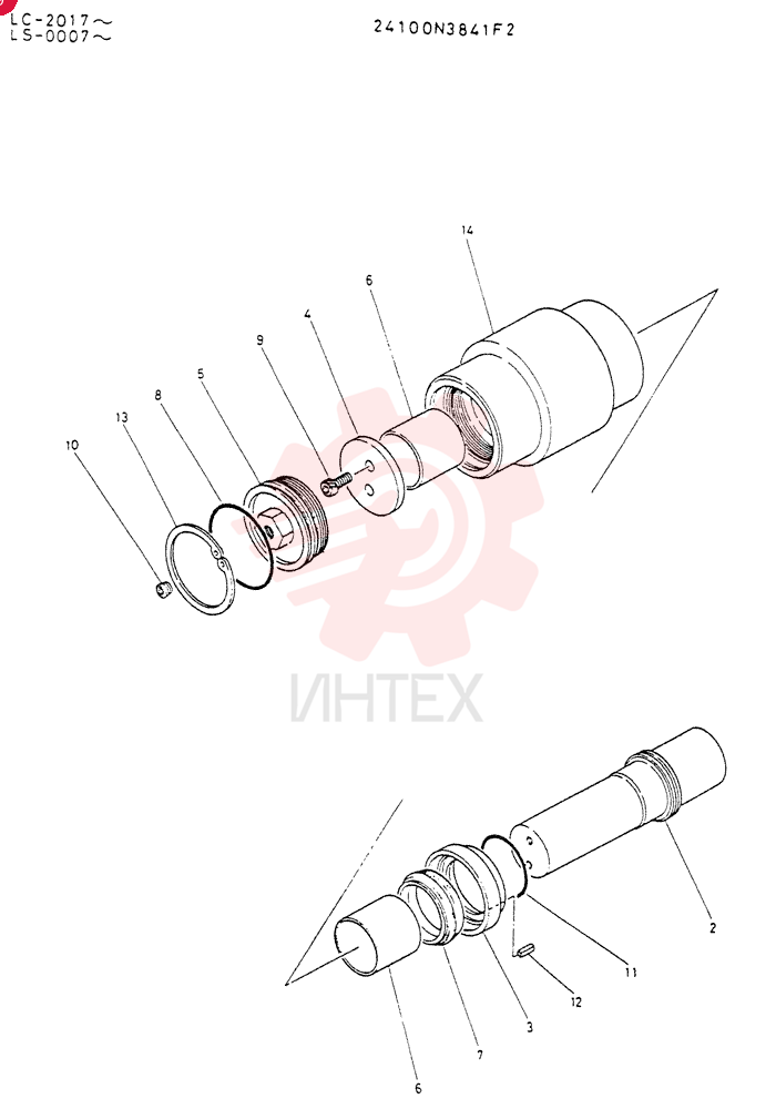 TRACK ROLLER 24100N3841F2
