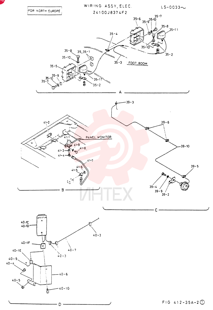 WIRING  ASSY,   ELEC 24100J8374F2 (1)