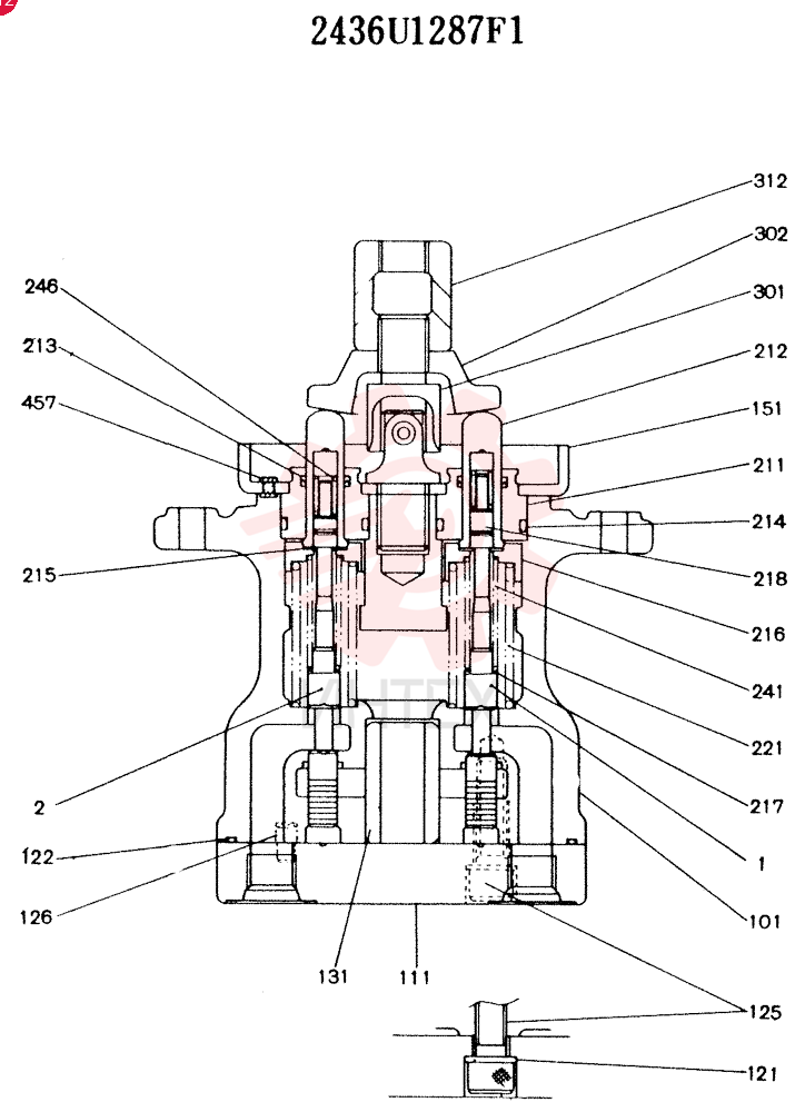 PILOT VALVE 2436U1287F1