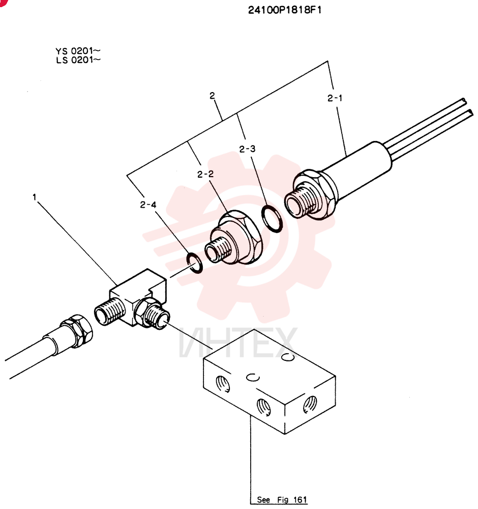 SWITCH ASSY, PRESSURE (FOR NORTH EUROPE) 24100P1818F1