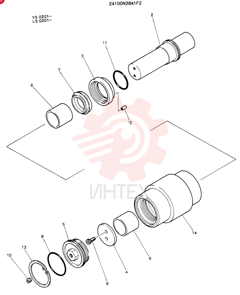 TRACK ROLLER 24100N3841F2