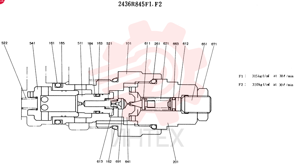 VALVE 2436R845F1
