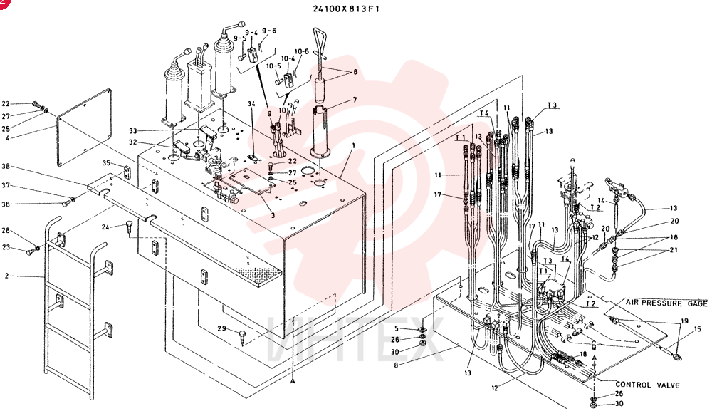 BASE ASSY, ELEVATED 24100X813F1