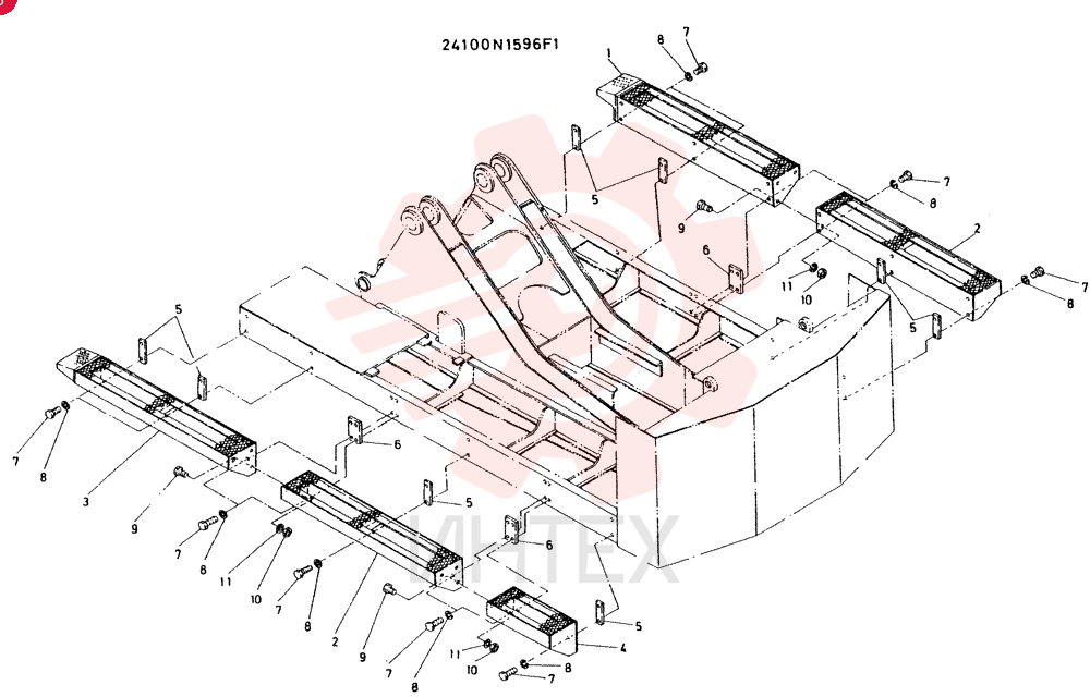 CATWALK CONSIST OF REF 1 TO 11